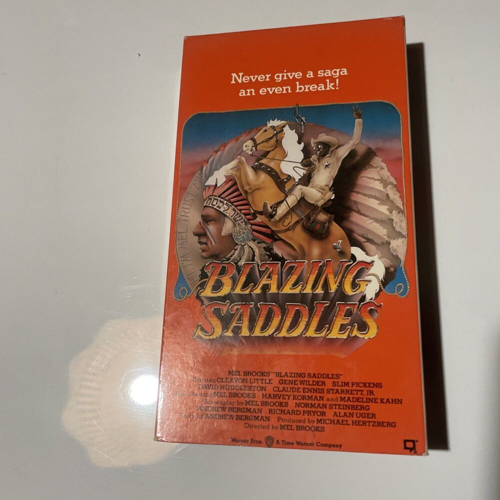 Blazing Saddles VHS 1991 Mel Brooks Gene Wilder